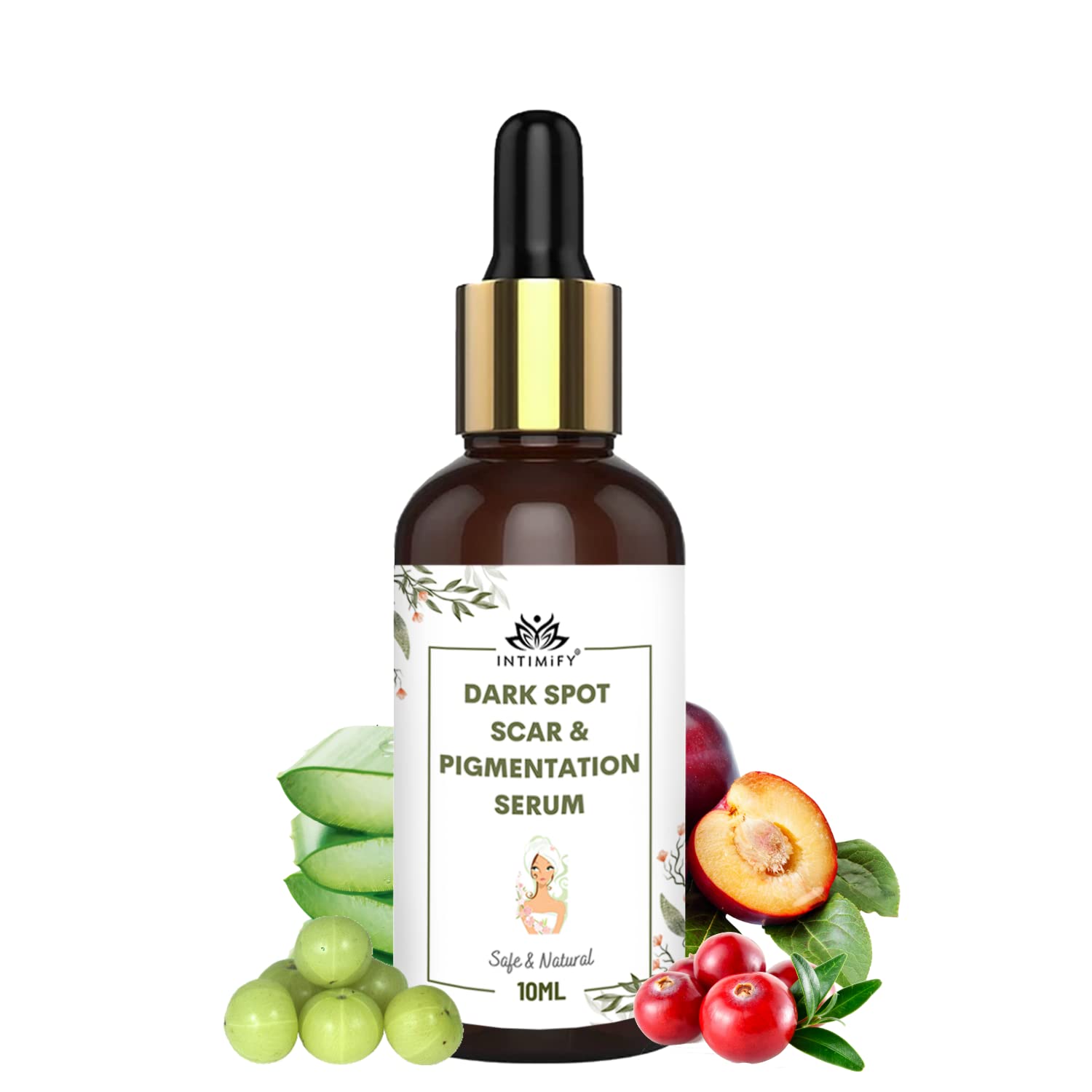 INTIMIFY Dark Spot Corrector & Scar Treatment Oil - Brightening & Lightening Face Cream for Hyperpigmentation - 30ml (Pack of 1) - Perfect for Daily Skincare Routine & Post-Acne Care