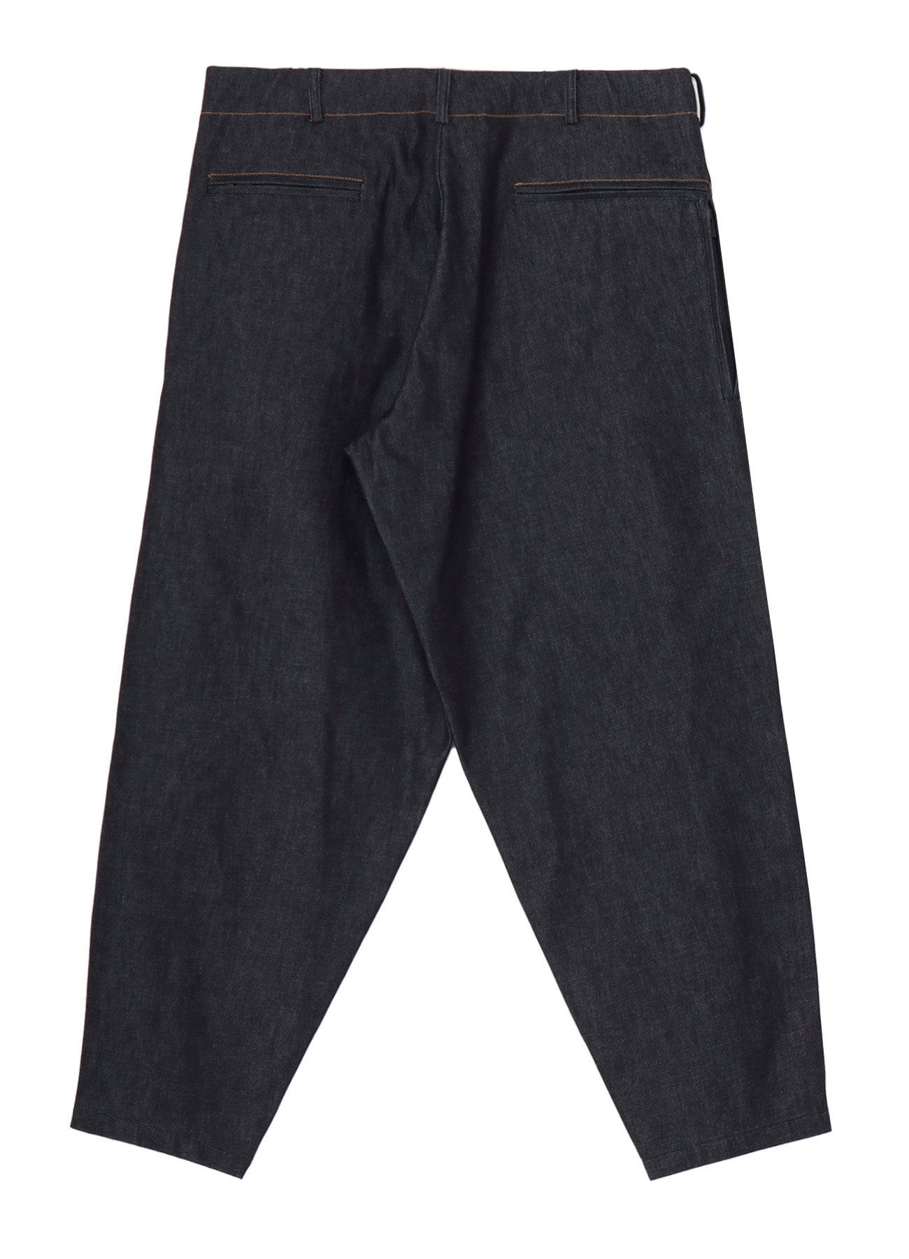 13oz Uneven Yarn Denim Pants with Color Block Side Zip - Stylish Casual Wear for Men & Women | Perfect for Streetwear & Everyday Outfits