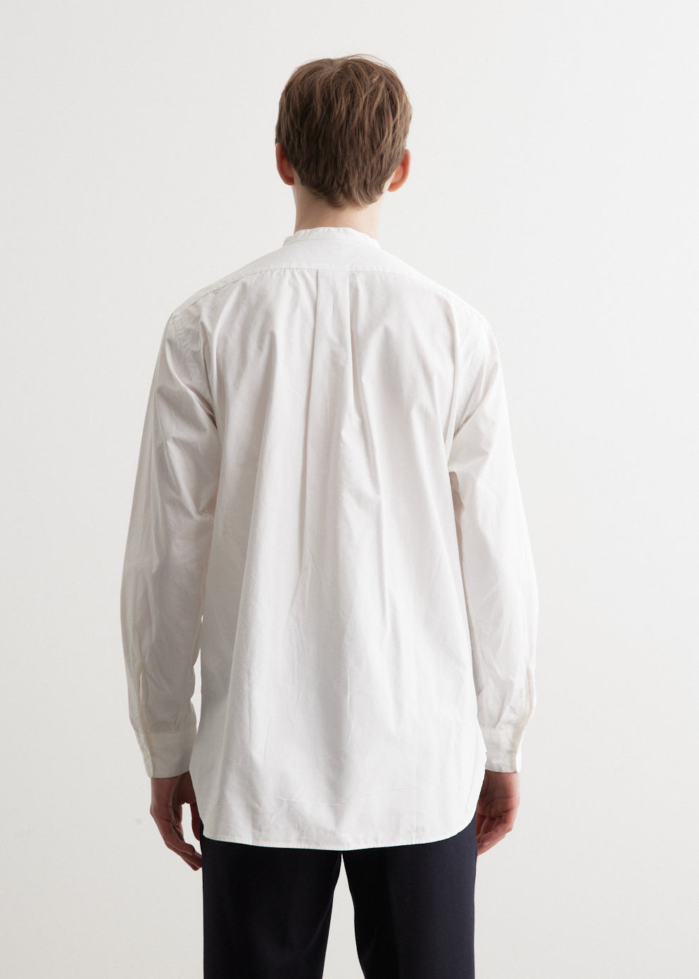 Premium 120/3 Band Collar Shirt for Men - Comfortable & Stylish Casual Wear for Office, Travel & Everyday Outfits