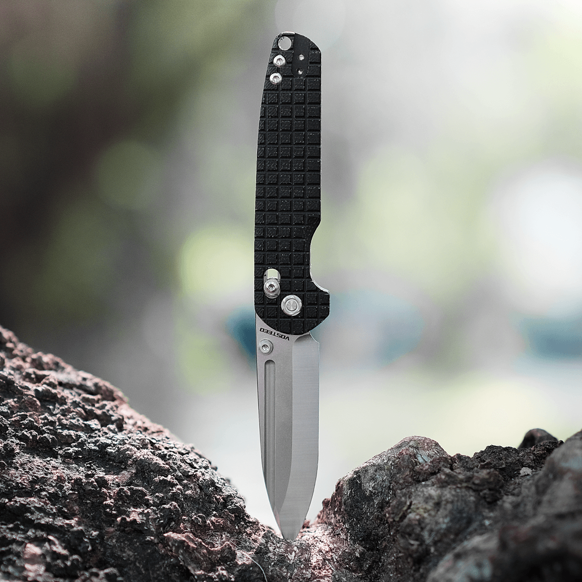 Premium Grind Crossbar Lock Knife - 3.25