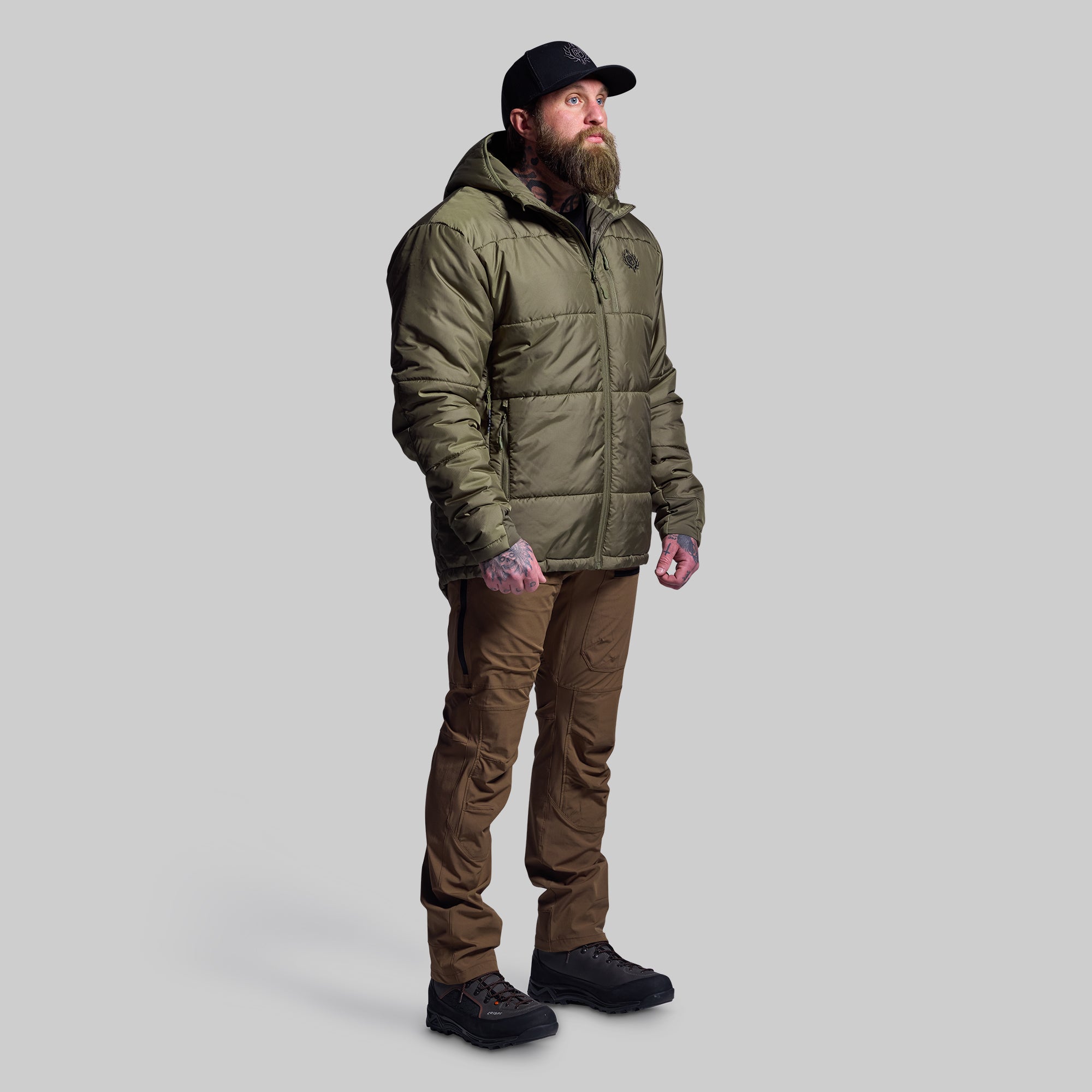 Men's Tundra Jacket 2.0 - Waterproof Windproof Winter Coat (OD Green) for Outdoor Hiking, Camping & Snow Activities
