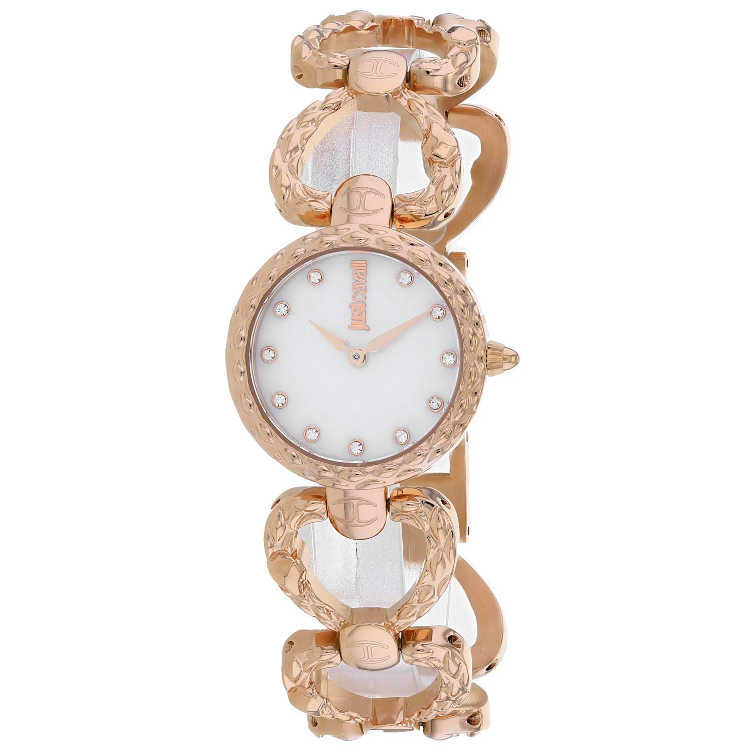 Just Cavalli Fashion Animal Print Ladies Quartz Watch with 3 Hands - Stylish Accessory for Women's Casual & Evening Wear