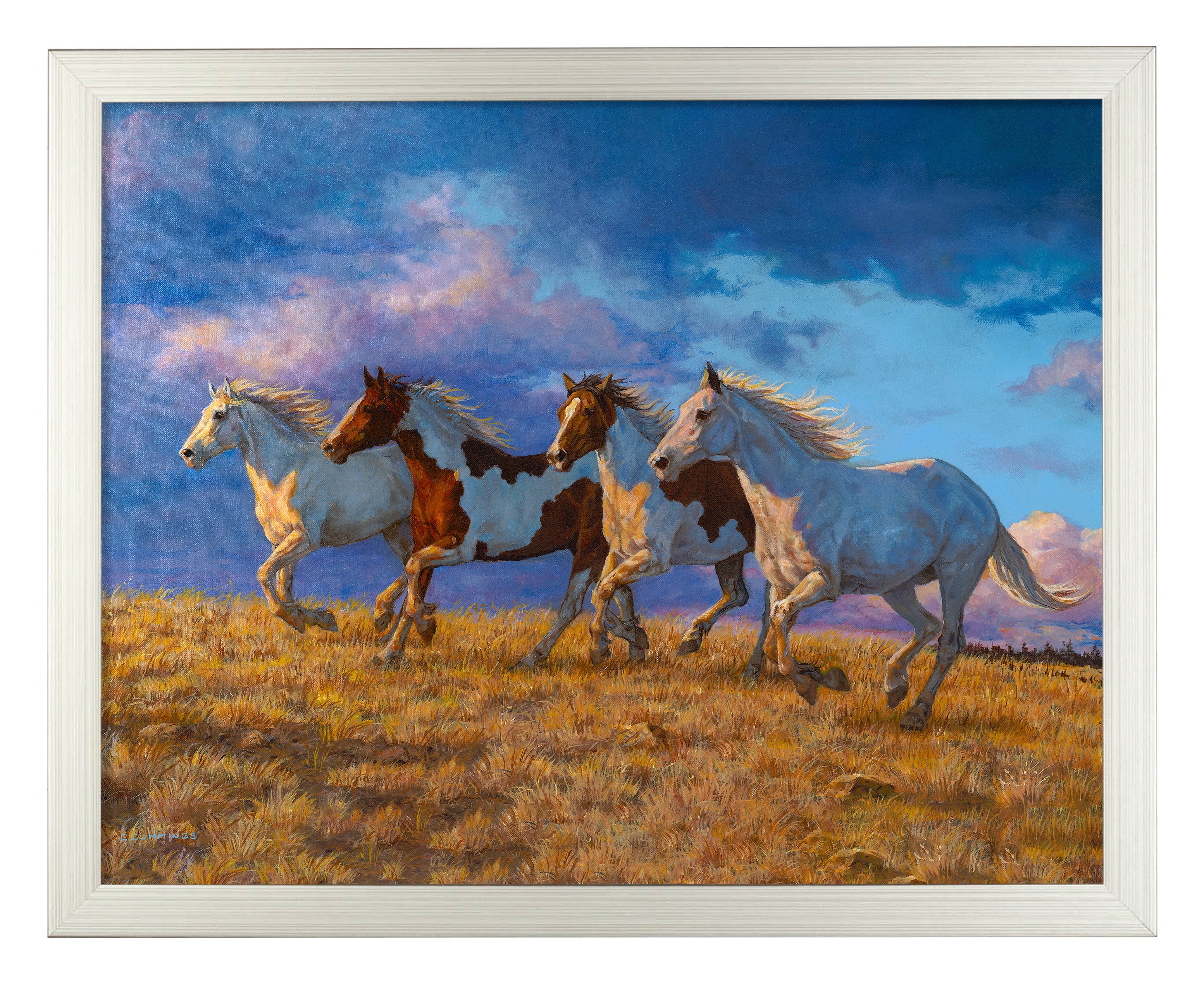 Fields of Gold Art Prints - Premium Wall Decor for Home, Office & Gifts | Landscape Painting, Modern Artwork