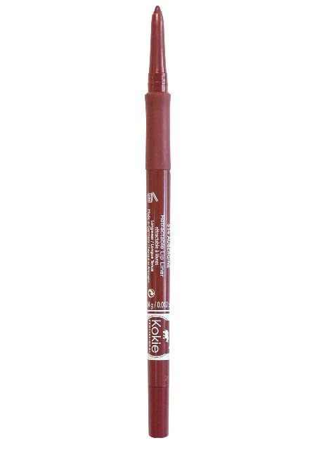 Kokie Cosmetics Mechanical Lip Liner Pencil - Long-Lasting Aubergine Shade (0.012 oz) for Precise Lip Definition | Perfect for Everyday Makeup & Special Occasions