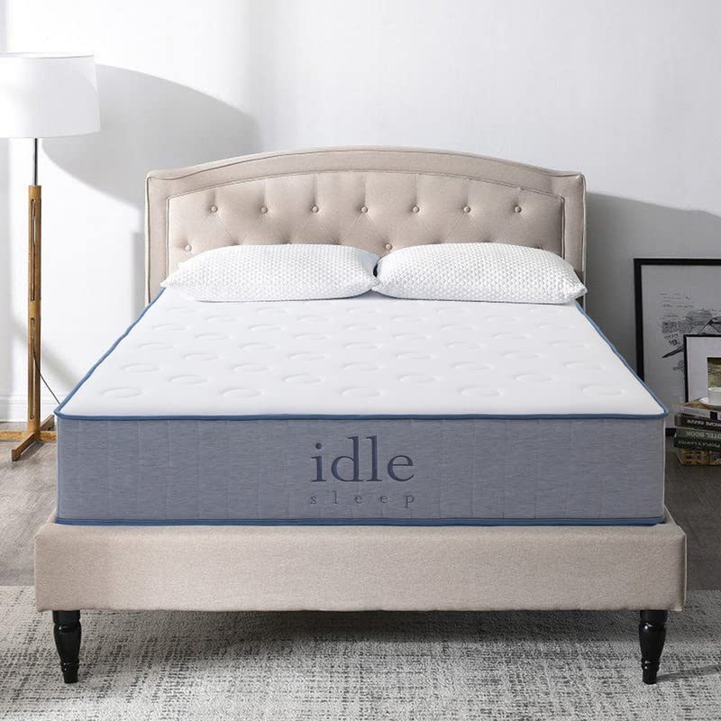 Opoiar 14 Inch Queen Memory Foam Hybrid Mattress - Cool Gel Infused, Pressure Relieving, Medium Firmness, Fiberglass-Free, CertiPUR-US Certified, Made in USA | Perfect for Back Pain Relief, Hot Sleepers & Guest Rooms