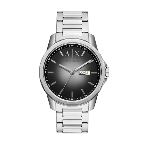 3 Hand/Silver/Black Dial