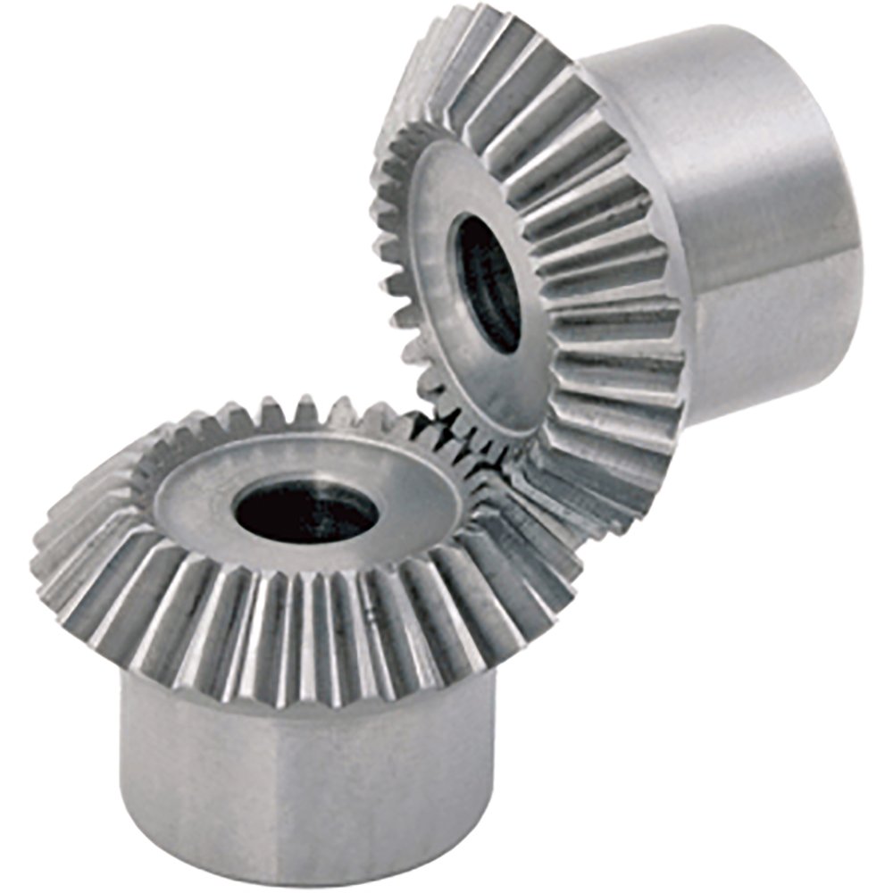 2.5M22/22 Ametric® Steel Bevel Gear Set - 20° Pressure Angle, 1:1 Ratio, 22 Teeth Each - Metric Module Tooth Profile for Industrial Machinery & Power Transmission Systems