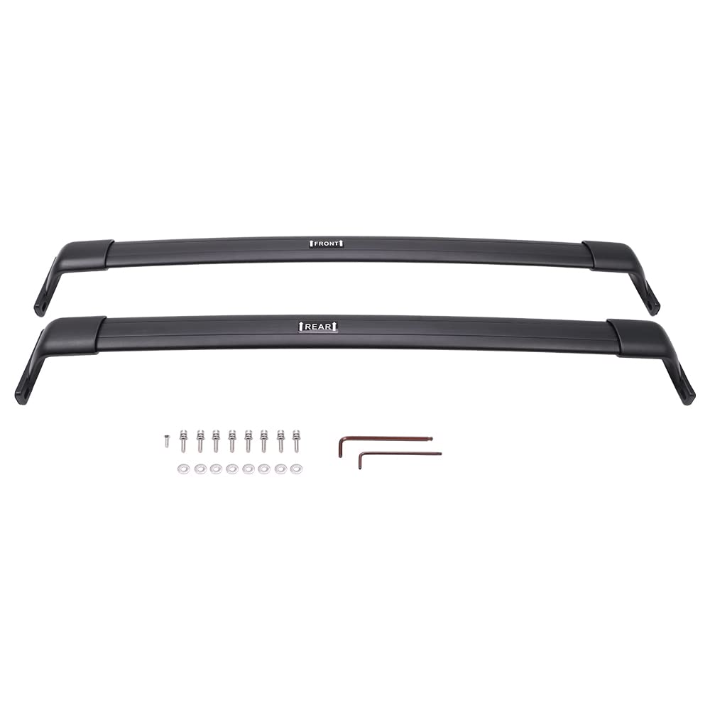 Jeep Grand Cherokee L (2021-2025) & Grand Cherokee (2022-2025) Roof Rack Cross Bars - Heavy Duty Cargo Carrier Accessories for Outdoor Adventures, Camping & Road Trips