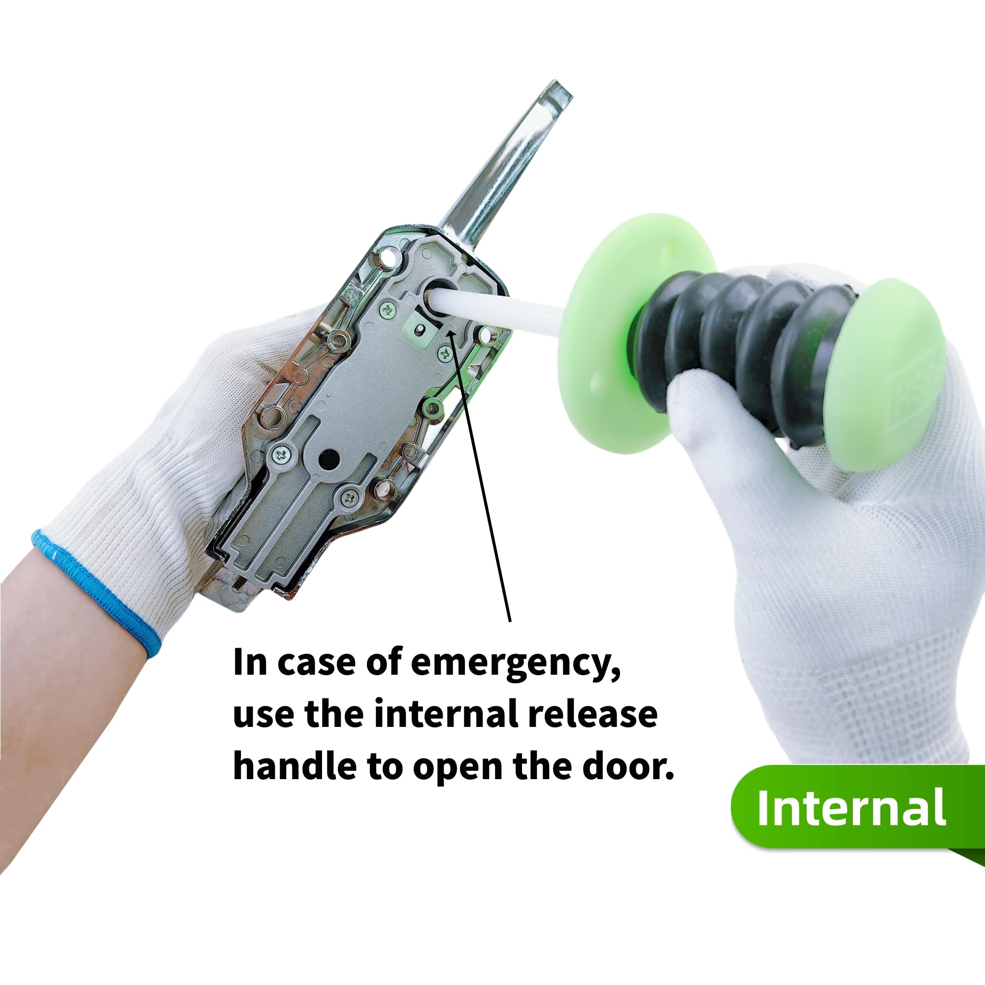 **Heavy Duty Freezer Door Handle & Walk-in Cooler Door Latch - 3.5 Inch Base Height - Compatible with Freezer Locks, Oven Locks, Lab Equipment & More - Ideal for Commercial Kitchens, Restaurants & Laboratories**