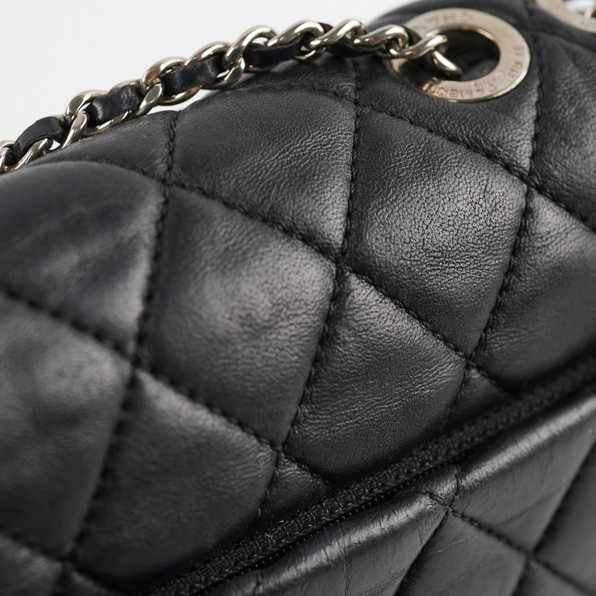 Chanel Classic Flap Bag Lambskin Leather Black 13 Series - Luxury Handbag for Women, Perfect for Parties, Work & Everyday Use
