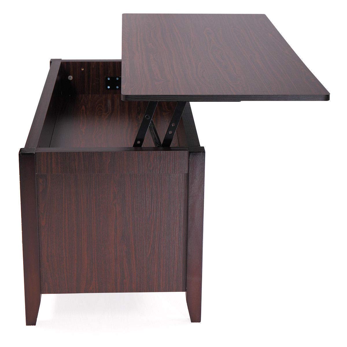 Lift Top Coffee Table with Storage - Modern Living Room Furniture for Small Spaces