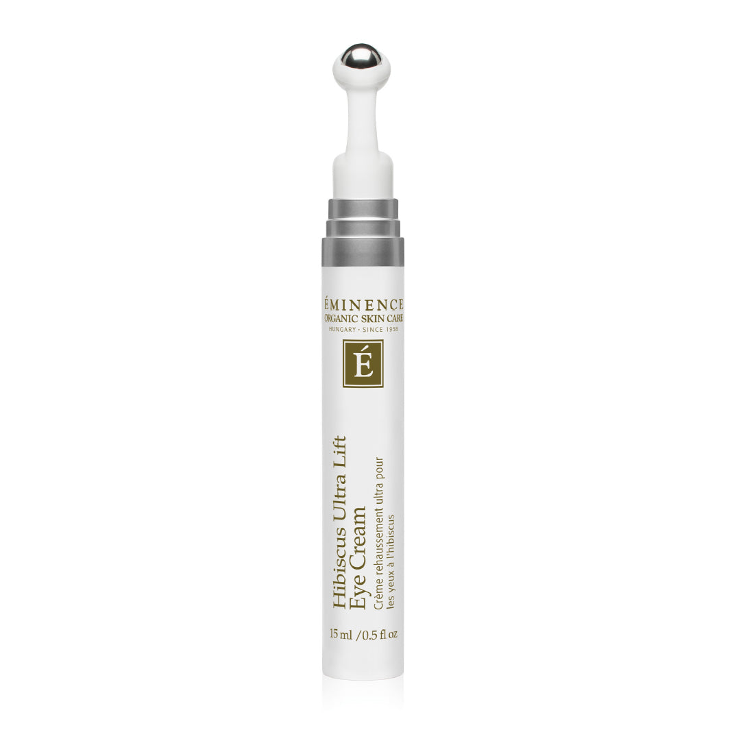 Eminence Organics Hibiscus Ultra Lift Eye Cream - Anti-Aging Eye Treatment for Dark Circles & Wrinkles - Perfect for Morning & Night Skincare Routine