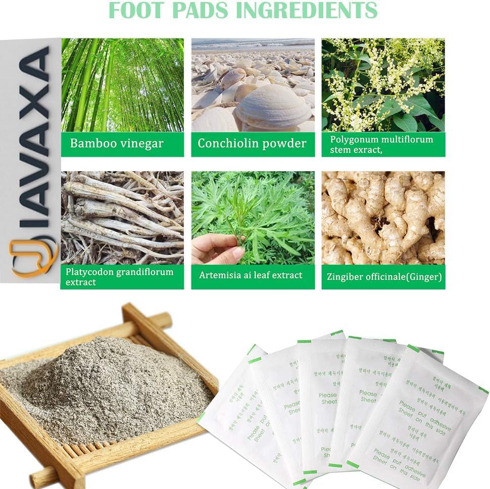 Natural Detox Foot Pads for Stress Relief & Better Sleep - Ginger Infused Pain-Free Foot Patches to Remove Toxins, 10-Pad Body Cleansing Kit - Perfect for Relaxation After Work or Before Bedtime