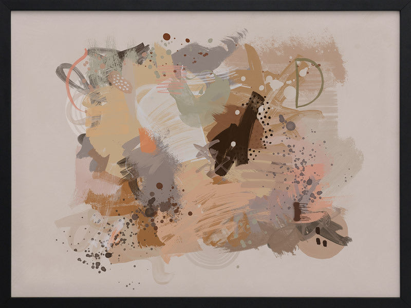 Dust Cloud Framed Art Print - Modern Wall Decor for Living Room, Bedroom & Office - Perfect for Home & Office Decoration