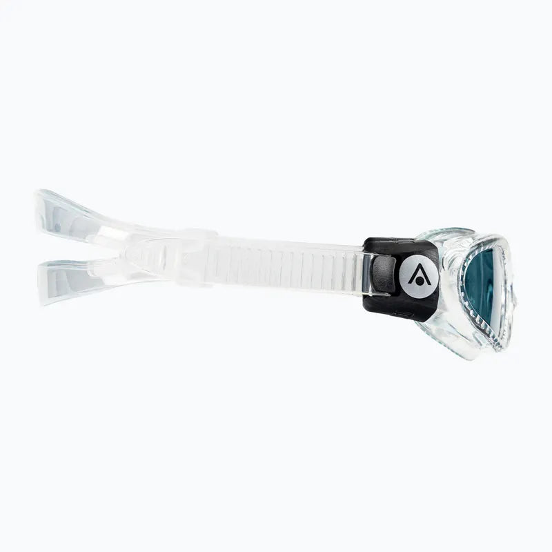 Aqua Sphere Kaiman A1 Swim Goggles - Transparent Frame & Smoke Lens for Swimming, Snorkeling, and Water Sports