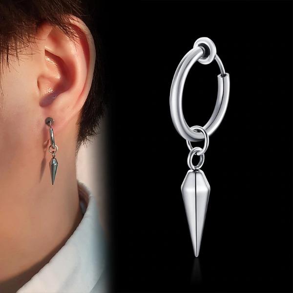 Stylish Men's Dangle Earrings - Trendy Gothic Punk Hip Hop Jewelry for Everyday Wear & Special Occasions