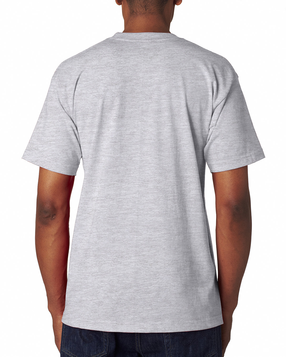 Bayside BA7100 Men's 6.1 oz 100% Cotton Pocket T-Shirt - Soft Comfort Fit Casual Tee for Everyday Wear, Work & Outdoor Activities