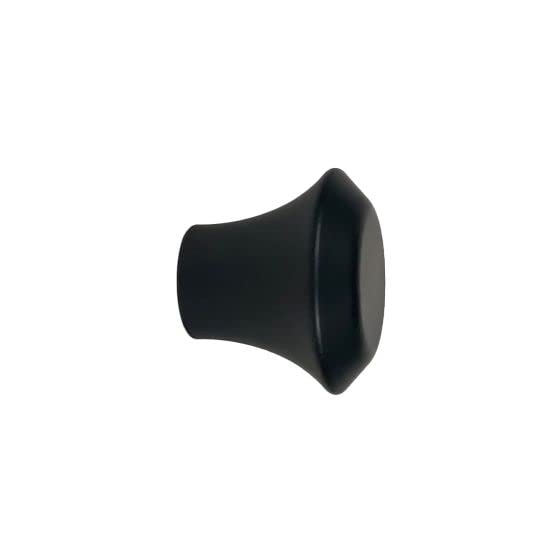 Acorn Forged Iron Machiavelli Cabinet Knob - Matte Black Finish for Kitchen & Bathroom Hardware