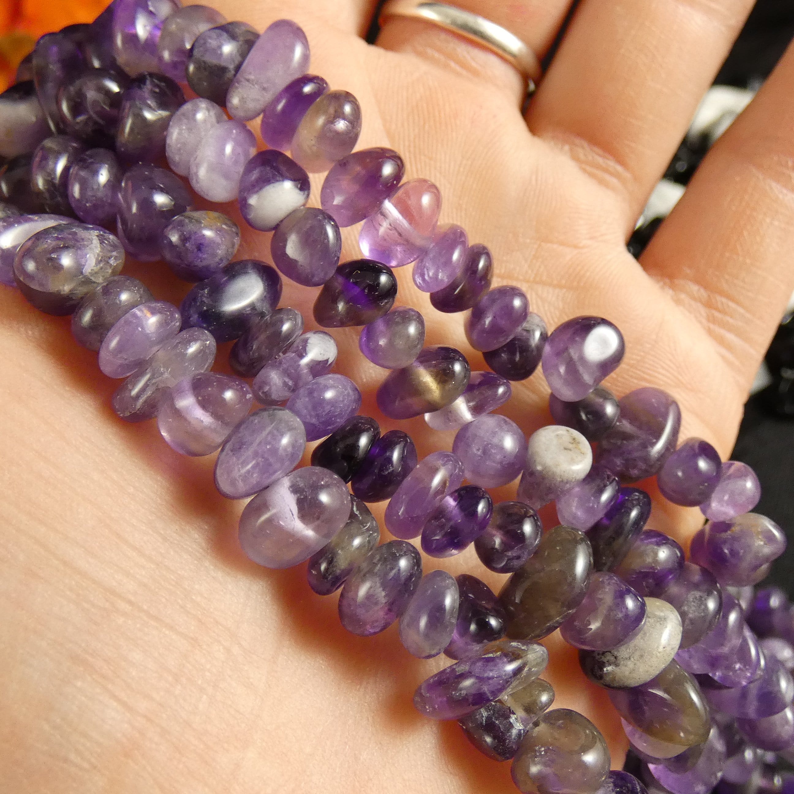 Natural Amethyst Tumbled Chip Beads for Jewelry Making - DIY Bracelet, Necklace & Craft Supplies - Perfect for Healing Crystal Jewelry & Spiritual Gifts