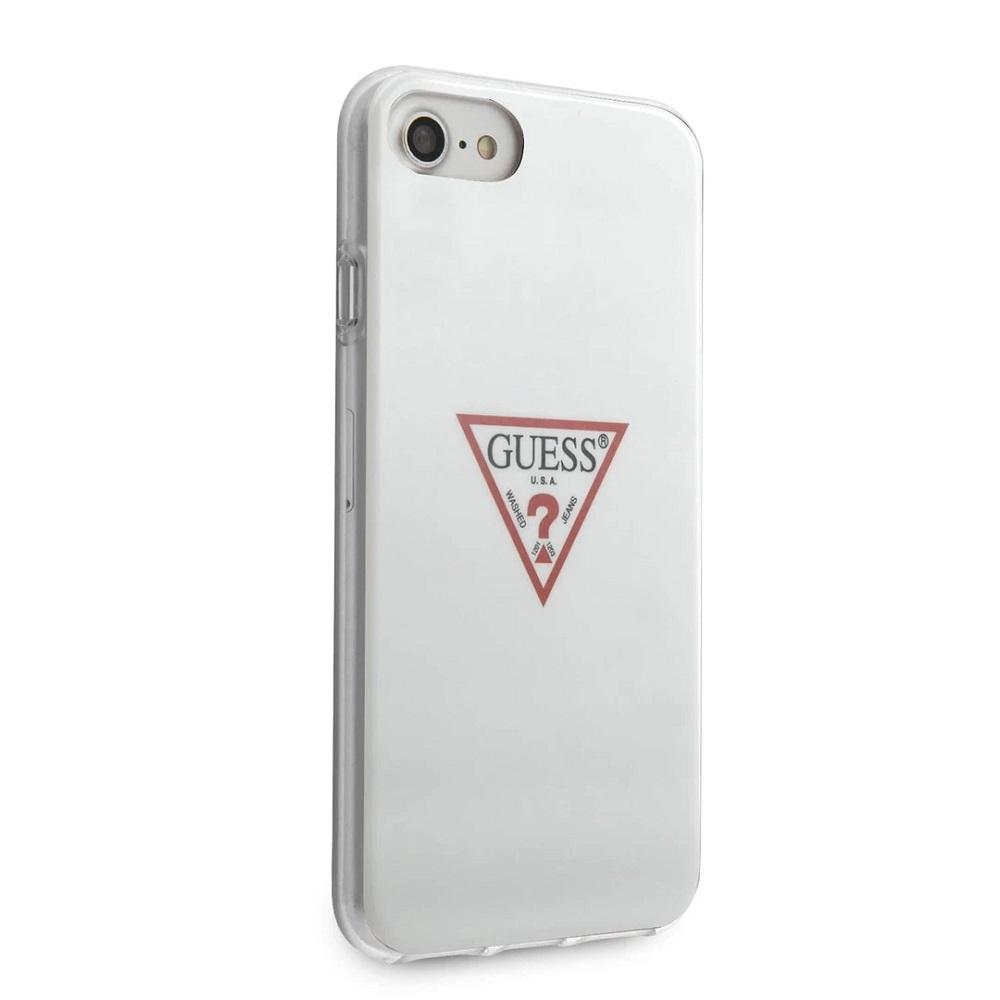GUESS Hard Case for iPhone SE 2/8/7 - Slim Protective Phone Cover with Shock Absorption - Perfect for Everyday Use, Travel & Outdoor Activities