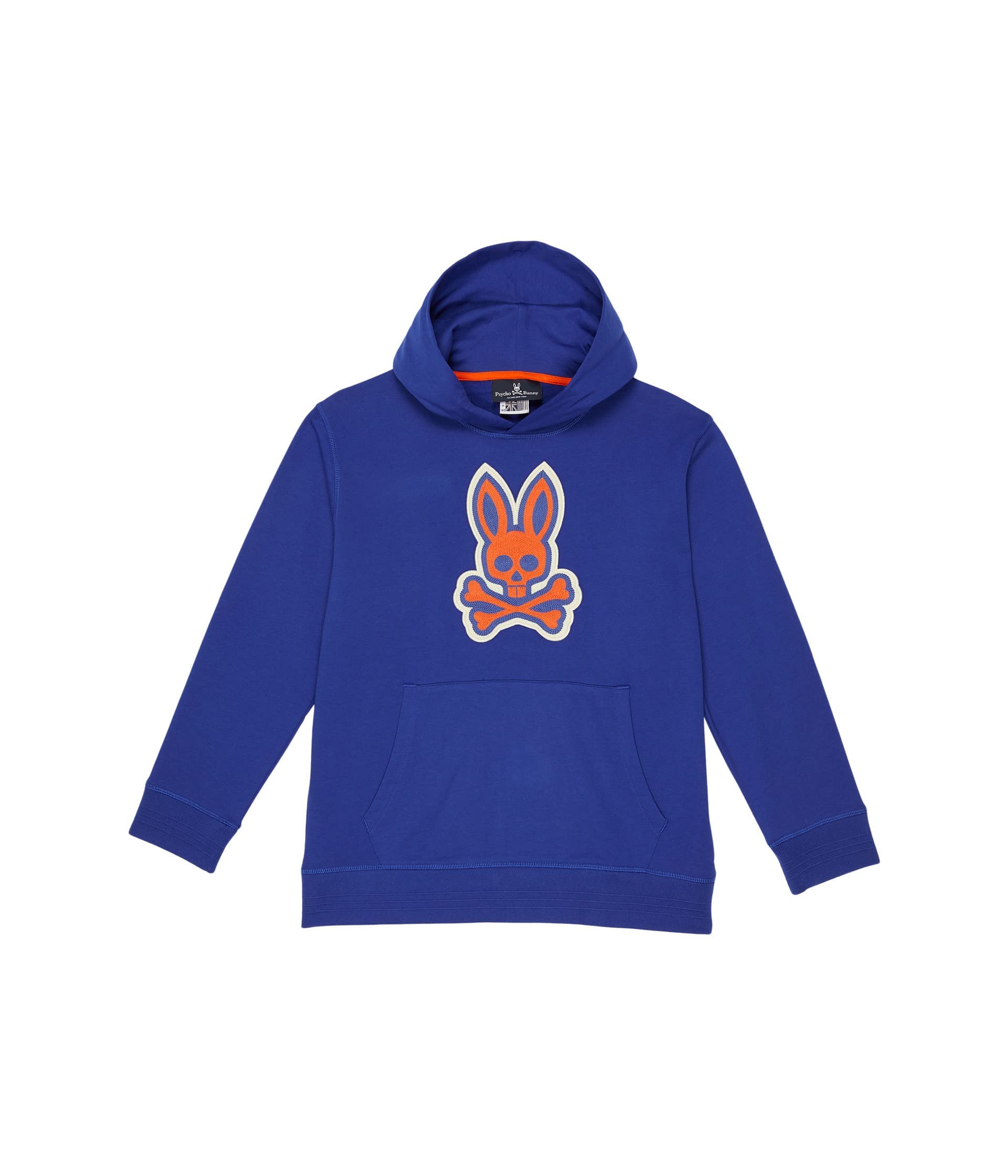 Psycho Bunny Boys Bayles Popover Hoodie for Kids - Stylish & Comfortable Pullover for Little & Big Boys - Perfect for School, Playdates & Outdoor Activities