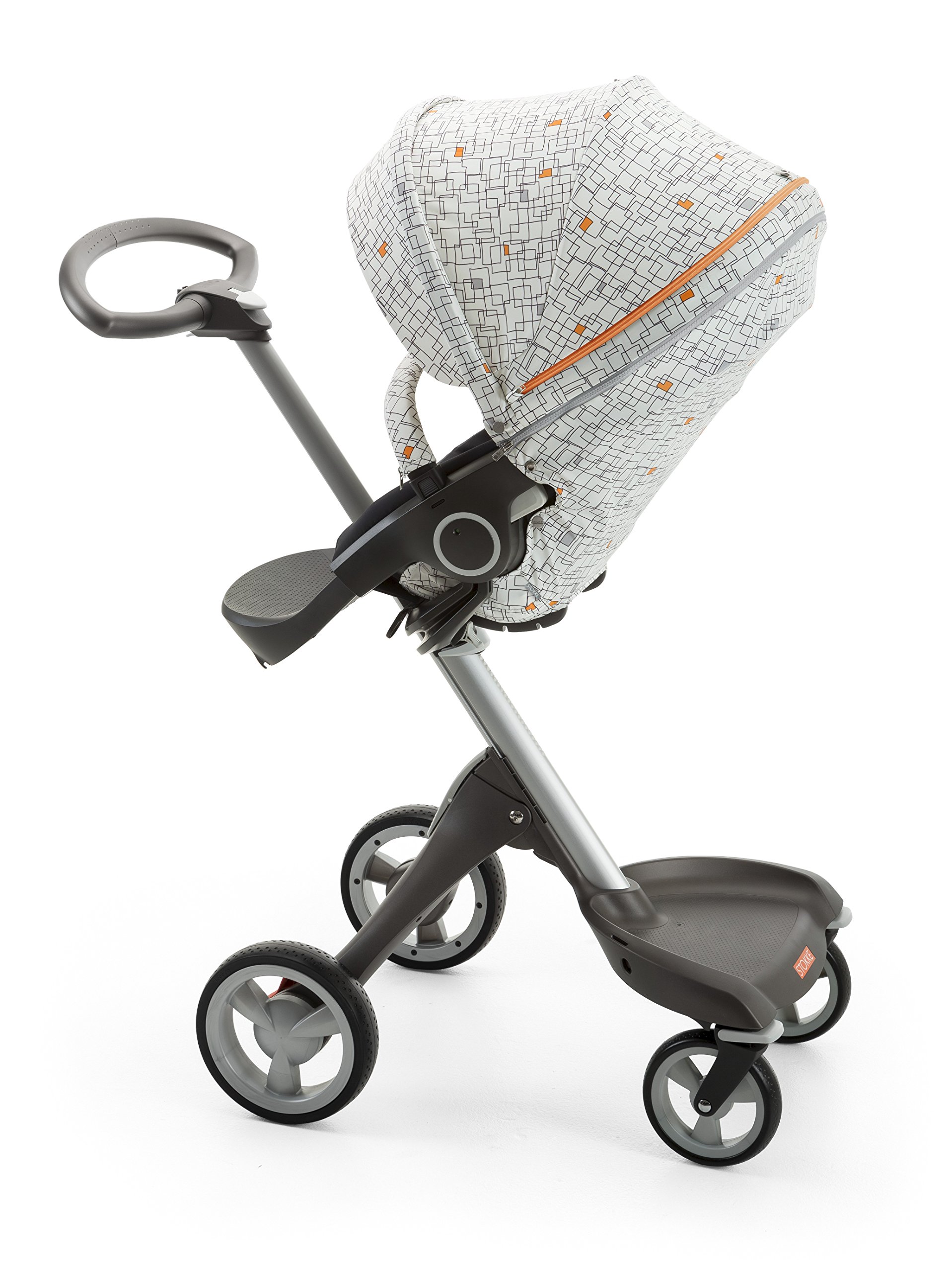 Stokke Stroller Style Kit - Grid Pattern Design | Premium Stroller Accessories for Fashionable Parents | Perfect for Urban Outings & Family Travel