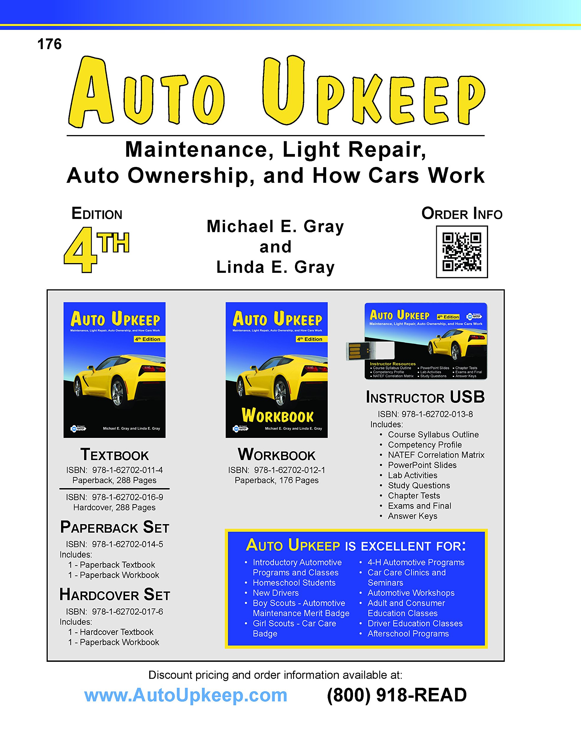 Auto Upkeep Workbook: Car Maintenance, Light Repair & Ownership Guide – Learn How Cars Work for DIY Enthusiasts & Beginners