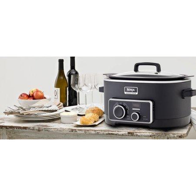 Ninja 3-in-1 6-Quart Multi-Cooker - Stovetop, Oven & Slow Cooker System (MC751) | Perfect for Family Dinners, Meal Prep & Holiday Cooking