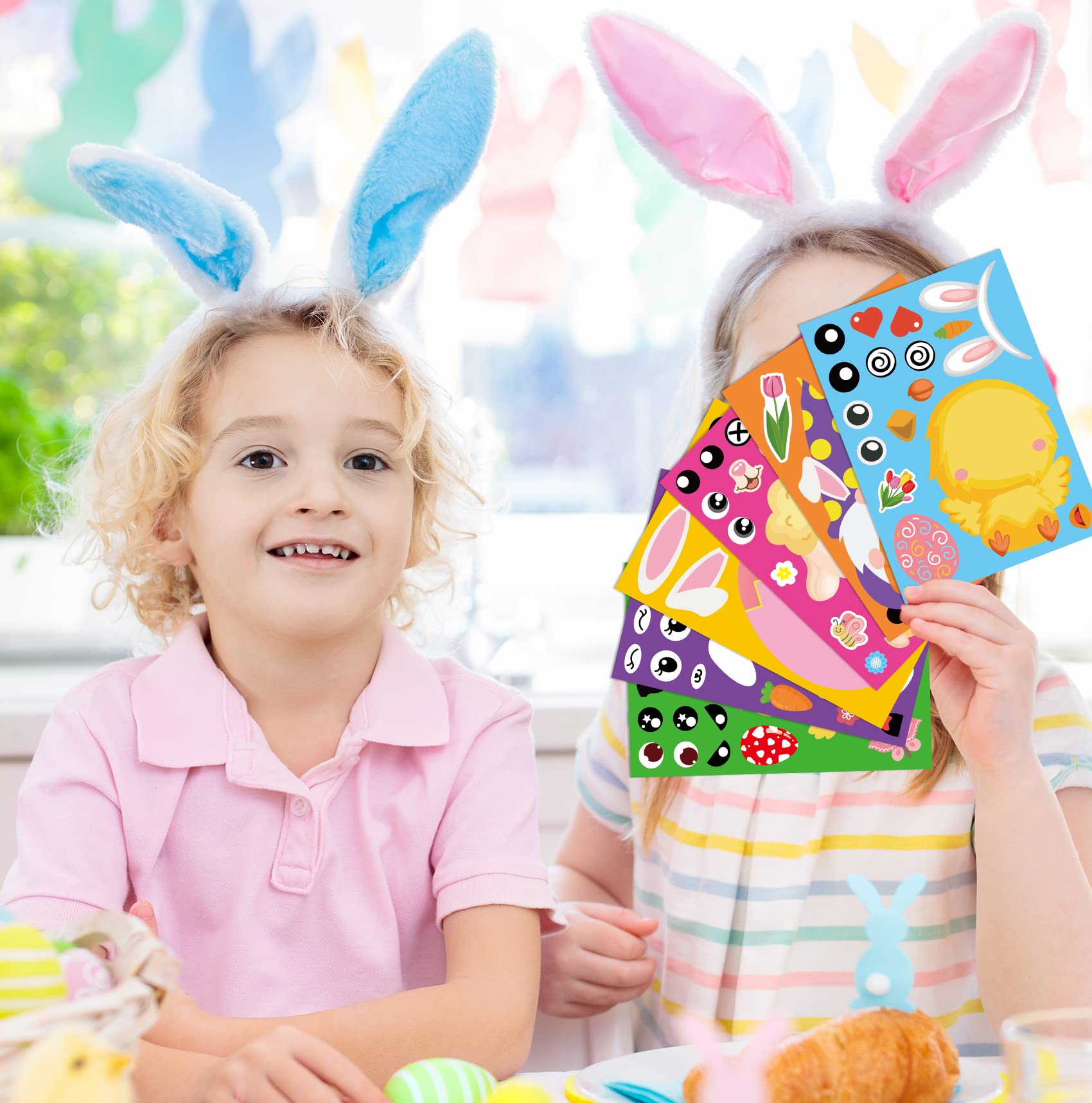 Easter Stickers for Kids - Fun Holiday Decals for Scrapbooking, DIY Crafts & Party Favors | MISS FANTASY