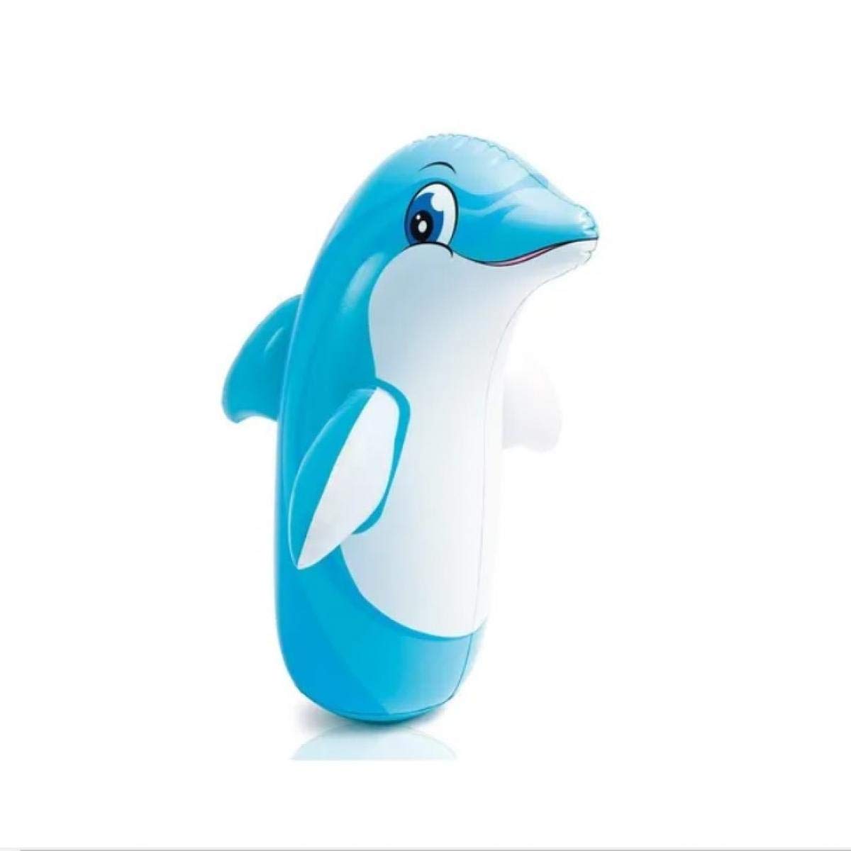 Intex 3D Inflatable Bop Bag Punching Toy for Kids - Dolphin Design, Fun Stress Relief & Active Play for Indoor/Outdoor Games, Birthday Parties & Toddler Activities