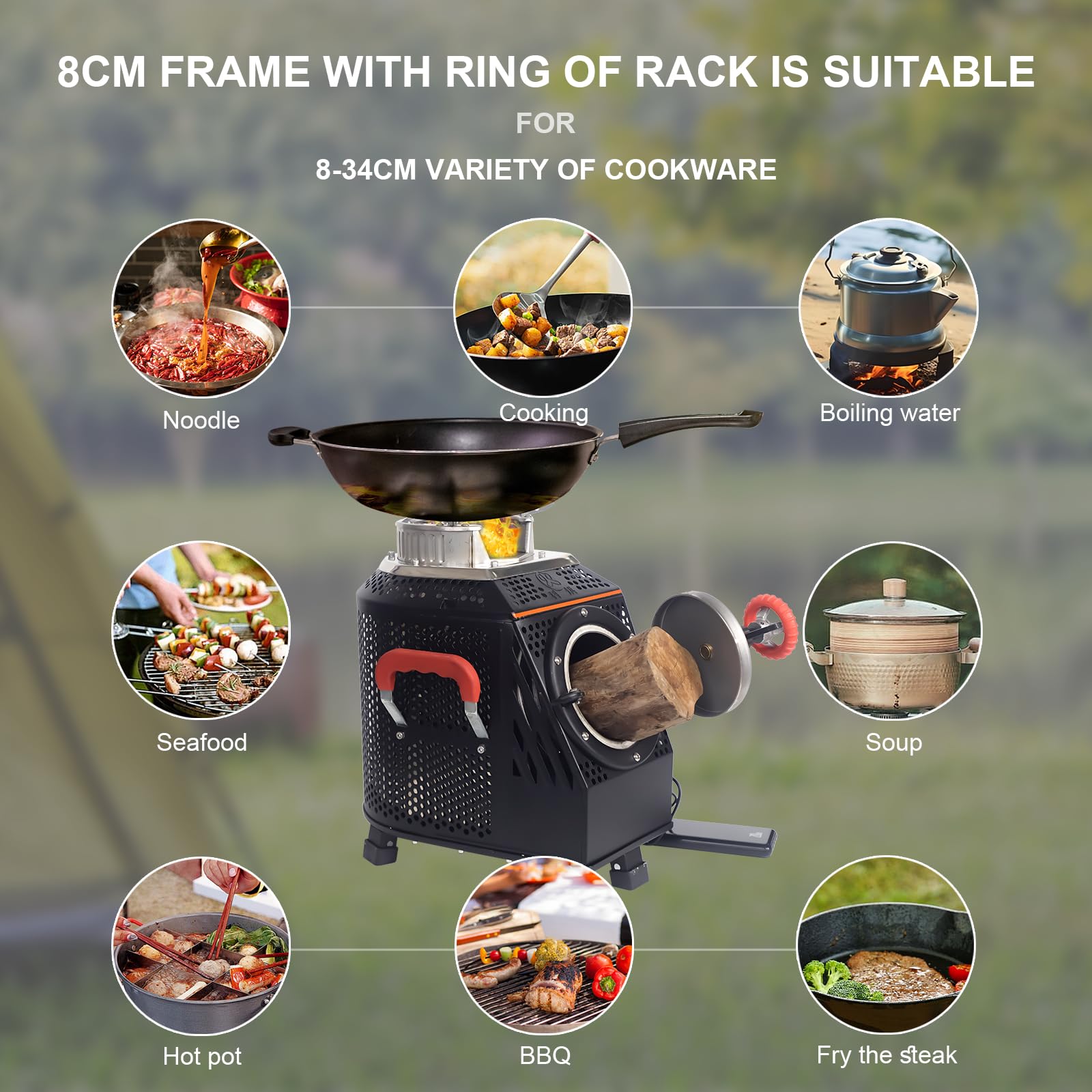 Portable Wood Burning Camp Stove - 16