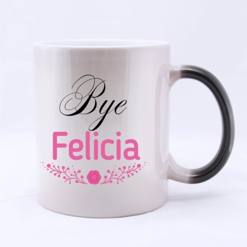 Bye Felicia Magic Morphing Mug 11oz - Funny Novelty Coffee & Tea Cup - Perfect Birthday & Christmas Gift for Men, Women, Him, Her, Boys & Girls - Great for Office Pranks, Gag Gifts & Everyday Use