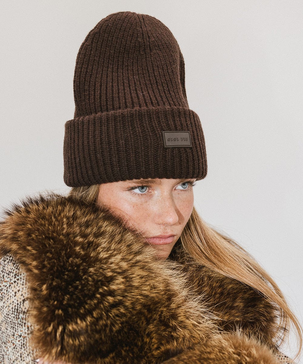 Gigi Merino Wool Beanie Hat for Women - Soft & Warm Winter Knit Cap - Perfect for Skiing, Hiking & Outdoor Activities