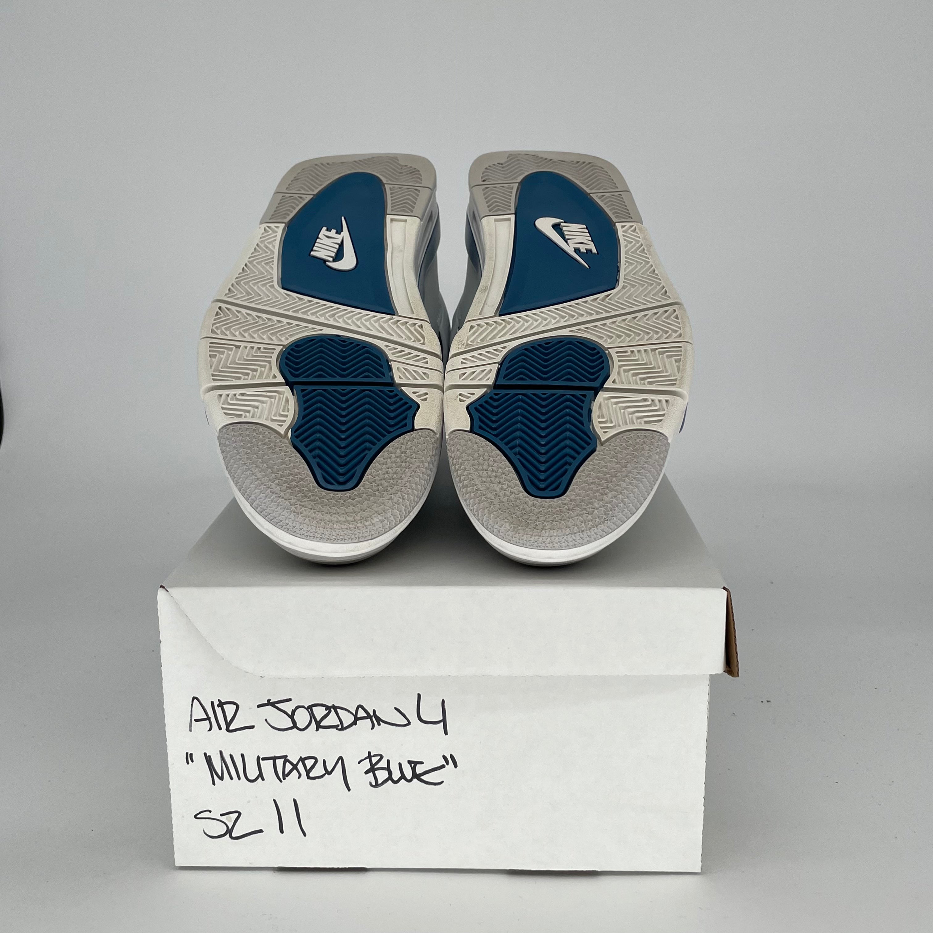 AIR JORDAN 4 MILITARY BLUE Retro Sneakers - Men's Size 11 & Women's Size 12.5W (FV5029-141) - Perfect for Basketball, Streetwear & Sneaker Collection
