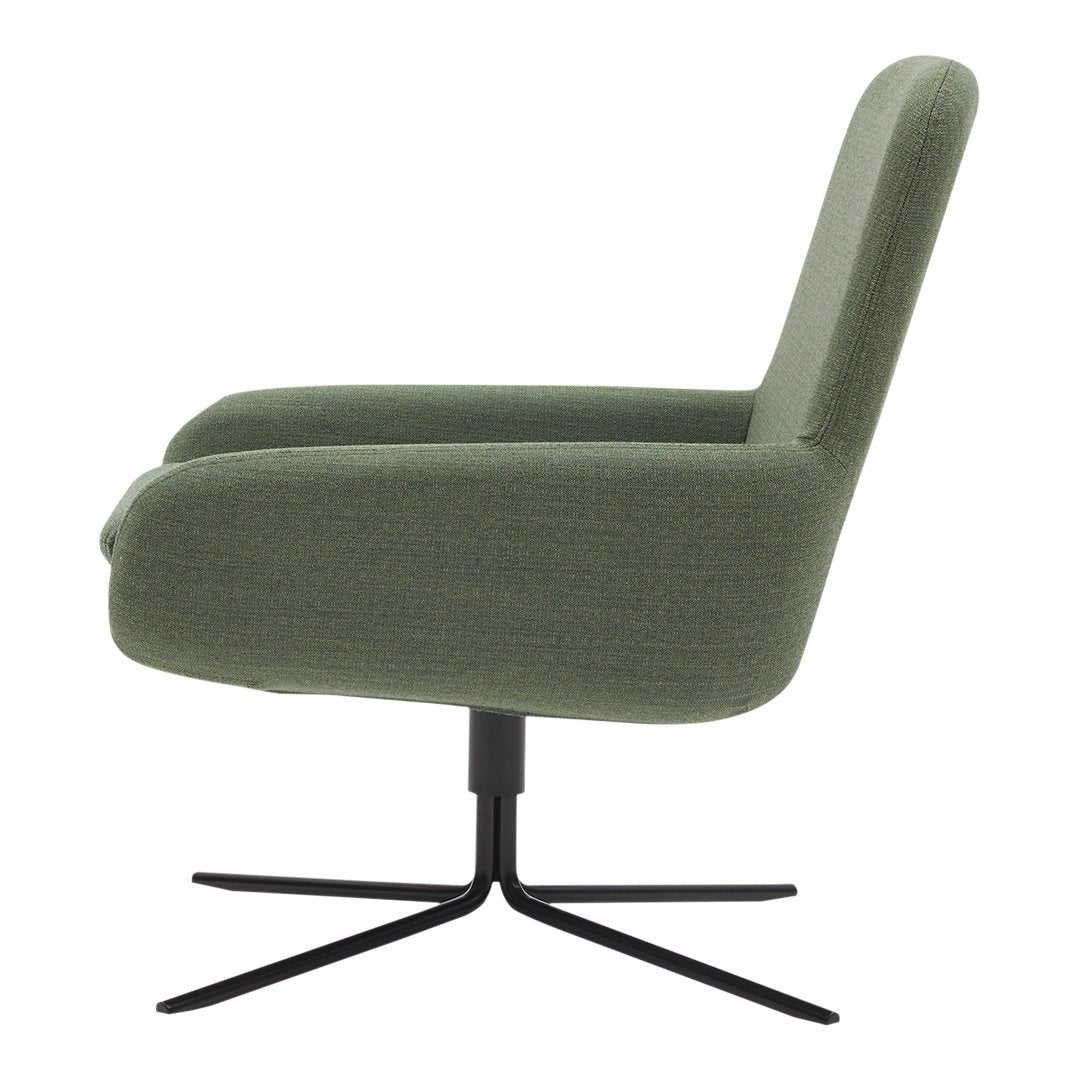 Modern Coco Swivel Chair - 360° Rotating Accent Chair with Upholstered Seat & Sturdy Metal Base - Perfect for Living Room, Bedroom, or Office Decor