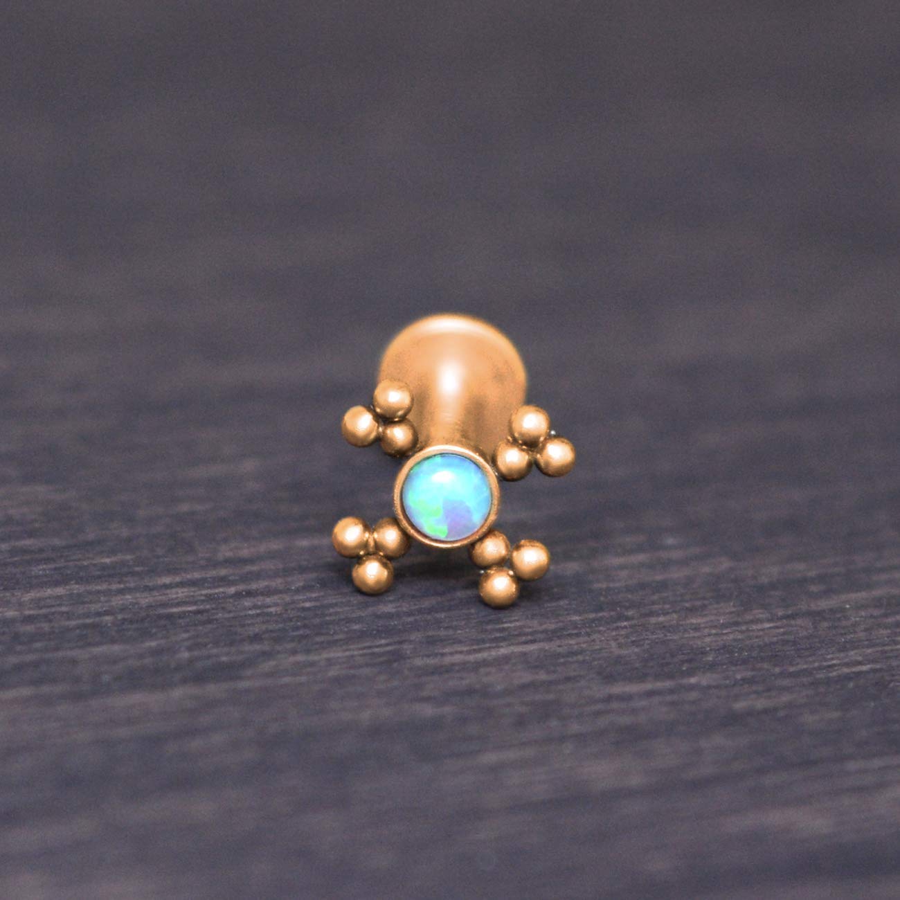 Surgical Steel Labret Piercing Jewelry - Internally Threaded Lip Ring, Monroe Stud & Opal Medusa Piercing for Women | Hypoallergenic Body Jewelry for Lip, Nose, Eyebrow Piercings | Perfect for Everyday Wear, Parties & Self-Expression