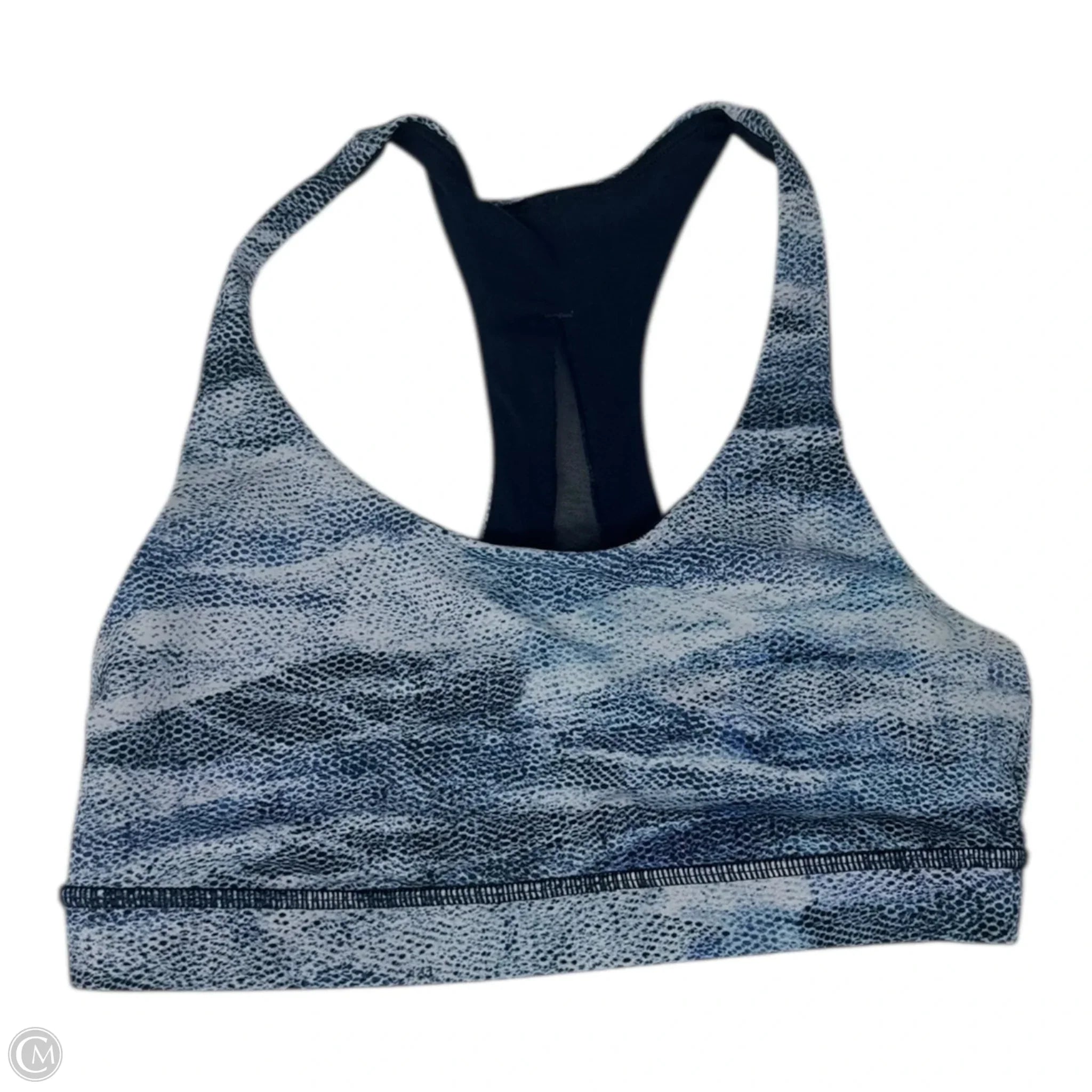 Lululemon Blue Athletic Sports Bra Size 6 - High Support Workout Top for Running, Yoga & Gym