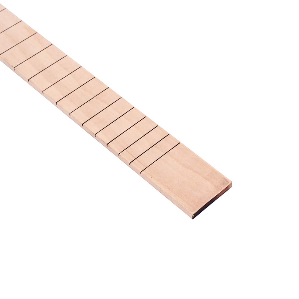 **21-Fret Maple Guitar Fretboard for 3-String Cigar Box Guitar Replacement – Durable & Smooth Playability for Blues, Folk & DIY Projects**