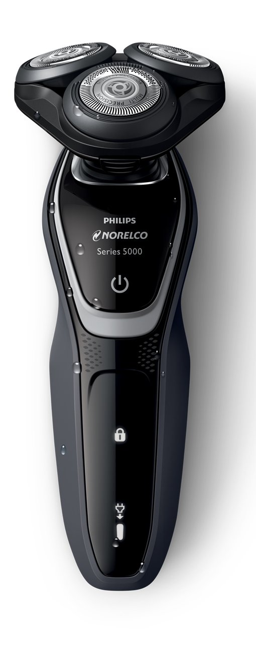 Philips Norelco S5210/81 Electric Shaver for Men - Wet & Dry Shaving with Precision Trimmer - Perfect for Travel, Home & Office Use