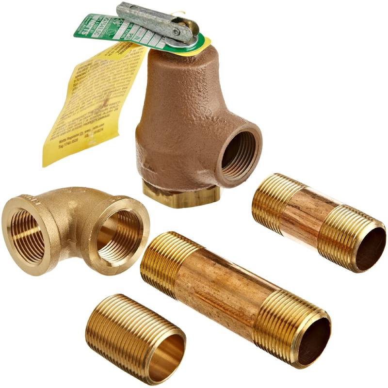 Pentair Pressure Relief Valve with Brass Connections - High-Quality Water Pressure Regulator for Pools, Spas & Irrigation Systems