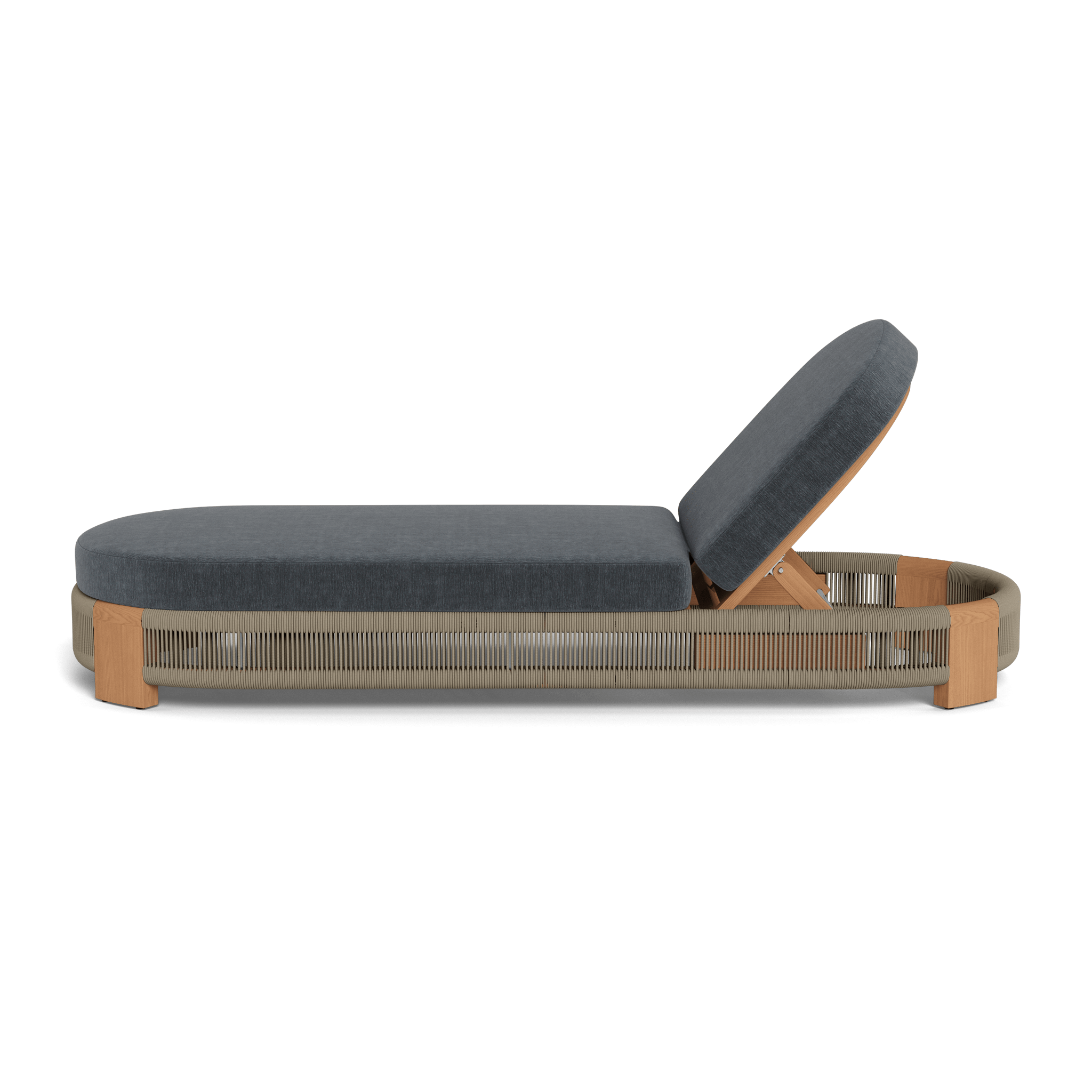 Premium Teak Wood Sun Lounge Chair - Outdoor Patio Furniture for Poolside, Beach, and Garden Relaxation
