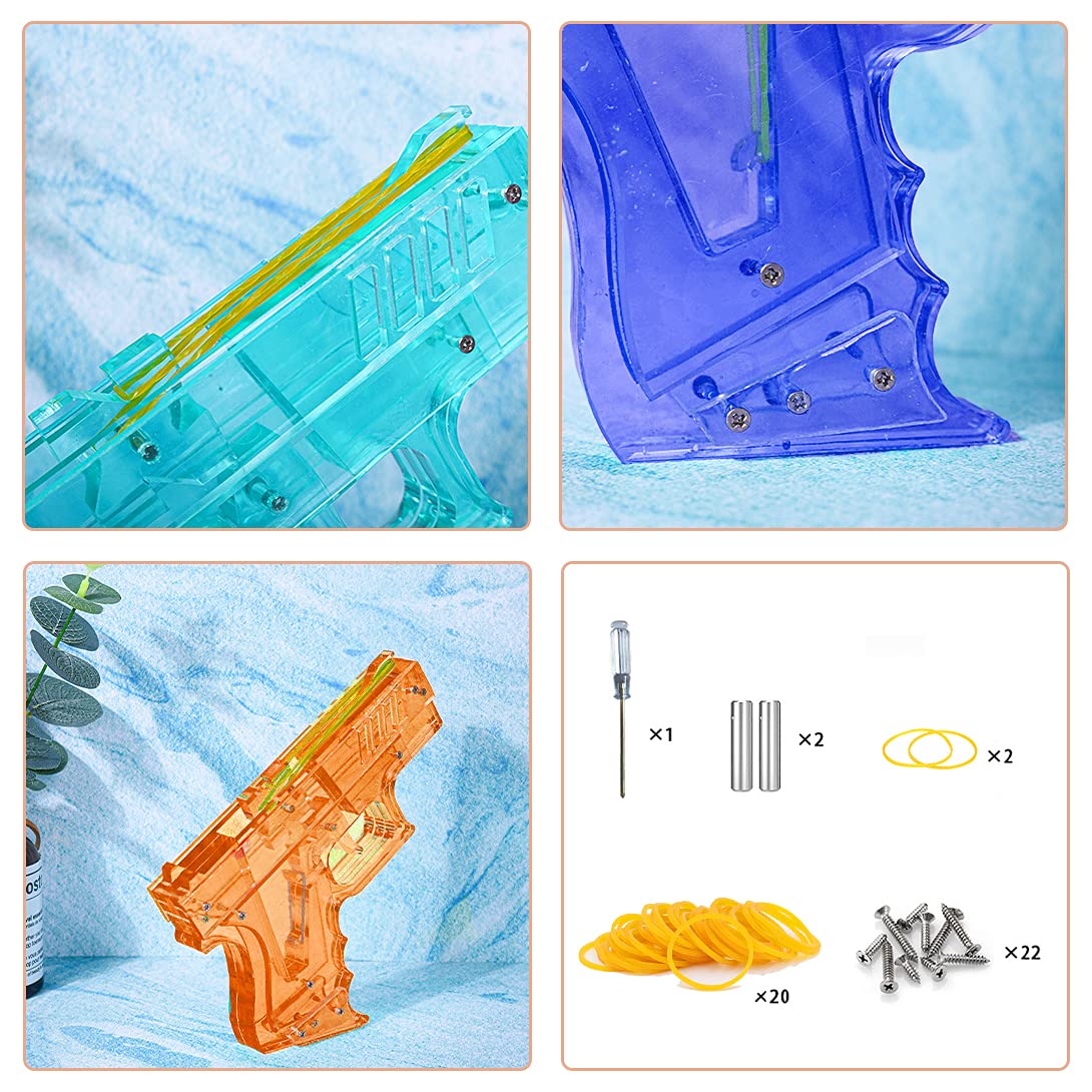Kooanfy 49 Pcs Pistol Silicone Molds for Resin Epoxy Casting - DIY Jewelry Making, Crafts, Home Decor & Unique Gift Ideas - Perfect for Resin Art Projects, Gun-Themed Decorations, and Handmade Accessories