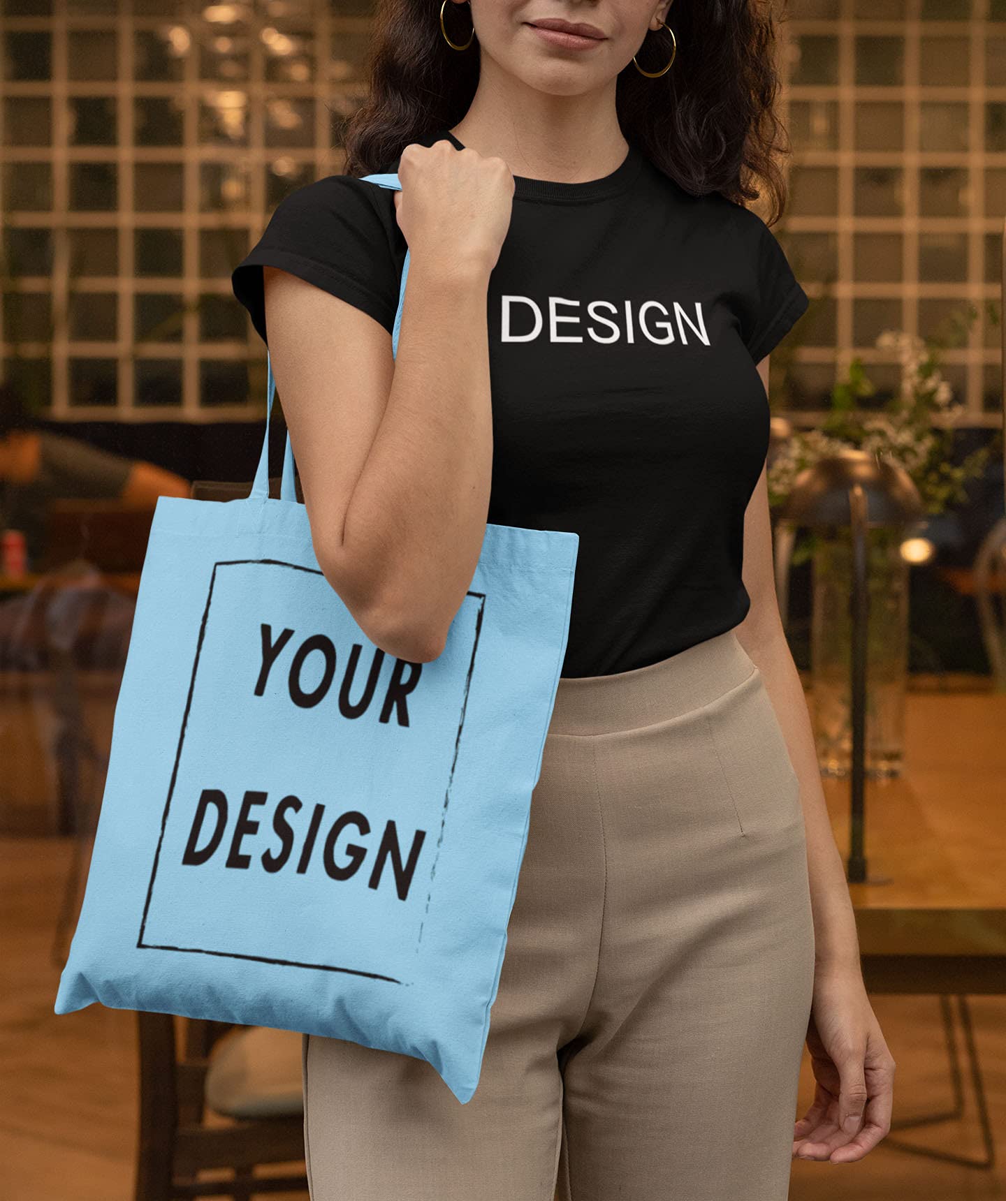Custom Personalized Women's Tote Bag - Eco-Friendly Canvas Shopping Bag with Your Own Design - Perfect for Groceries, Beach Trips & Daily Use