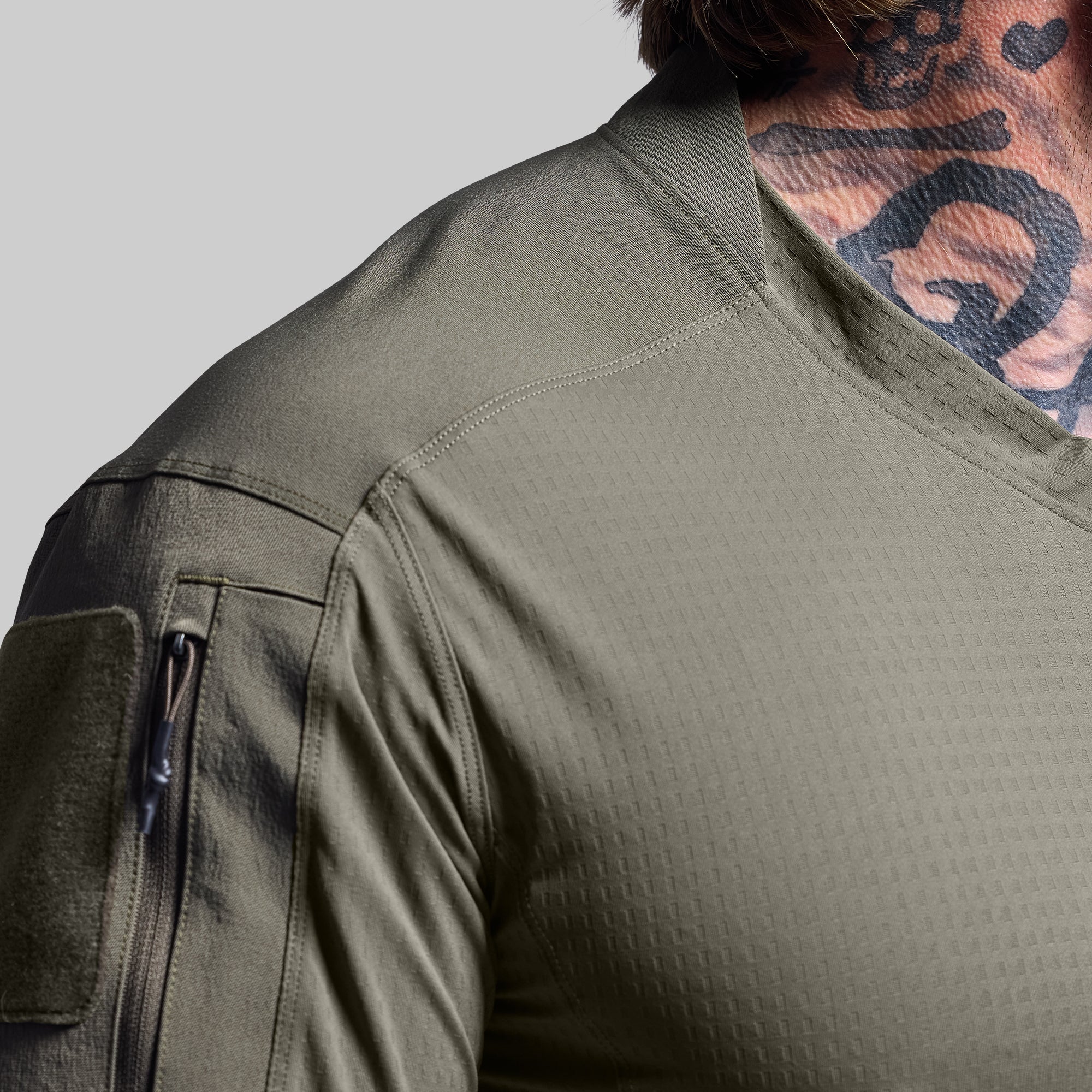 Long Sleeve Op Top Pro Tactical Shirt - Ranger Green | Durable Performance Shirt for Outdoor Activities, Airsoft, Hunting & Military Training