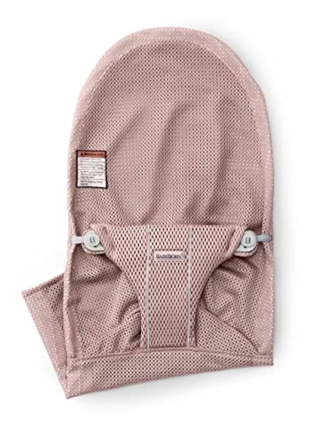 BabyBjörn Bouncer Bliss Fabric Seat - Soft Mesh, Dusty Pink | Comfortable & Safe Baby Rocker for Newborns & Infants | Perfect for Playtime, Naps & Soothing at Home or On-the-Go