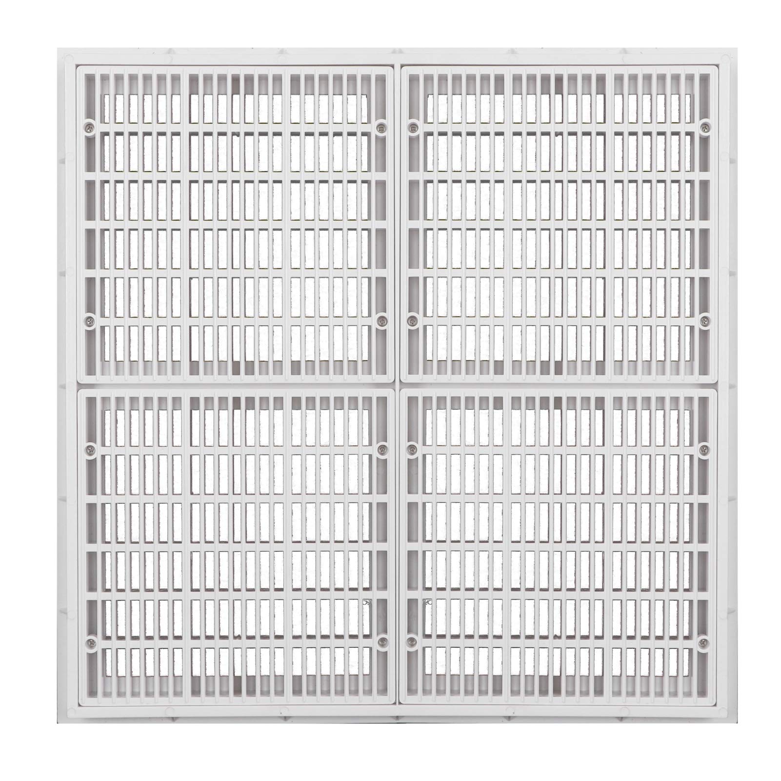 Durable Square Plastic Pool Drain Cover 49x49x5cm for Inground Swimming Pools, Spas & Massage Pools | Heavy-Duty Replacement Drain Cover for Safety & Easy Maintenance
