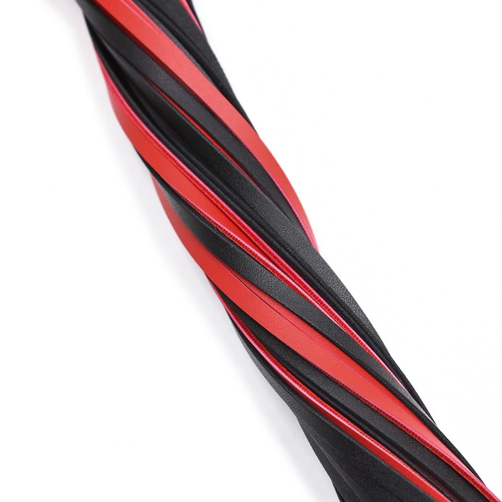 Premium BDSM Whip - PU Leather Spanking Paddle for Couples | Adult Bondage Toy with Flogger & Restraint Features | Perfect for Sensual Play, Roleplay & SM Exploration