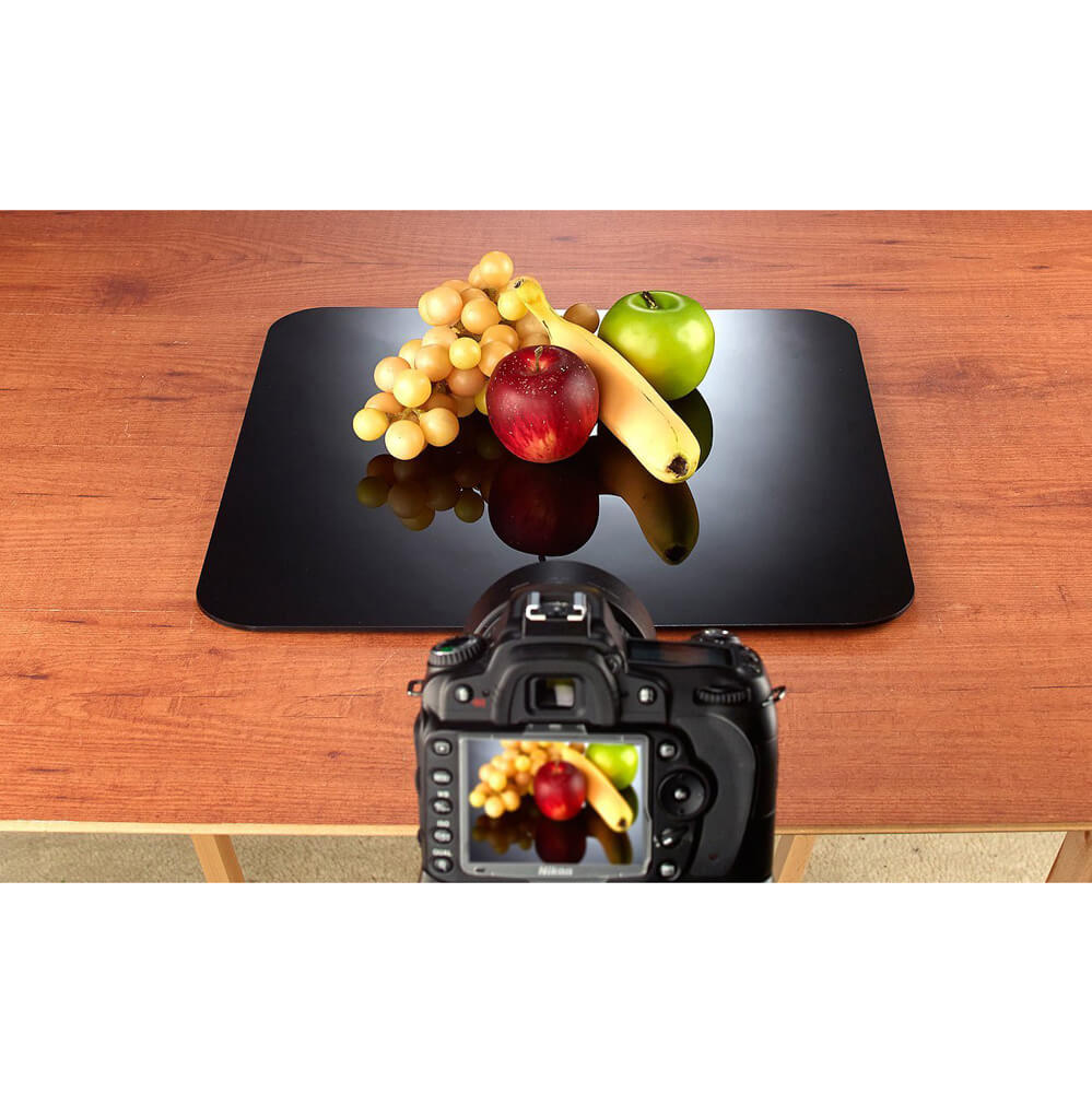 2-Pack 60x60cm Black & White Reflective Acrylic Boards for Professional Product Photography - Perfect for Etsy, Amazon & eBay Listings, Jewelry & Small Item Photography