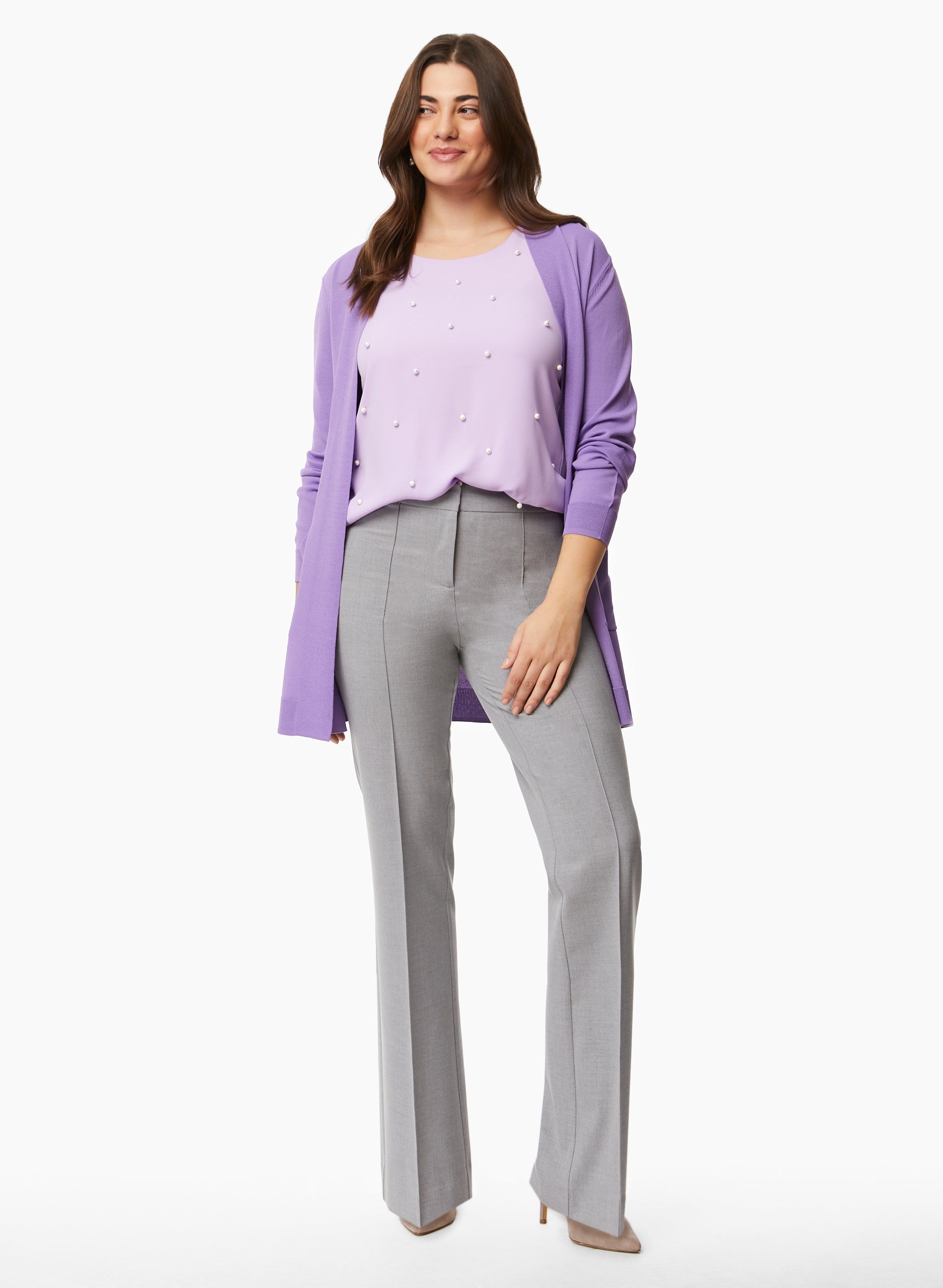 Stylish City Fit Bootcut Pants for Women - Comfortable Stretch Denim Trousers with Flared Leg | Perfect for Work, Casual Outfits & Night Out