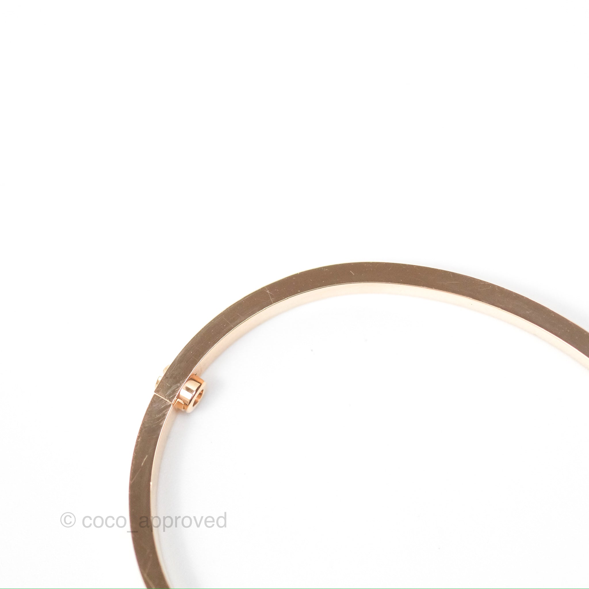 Cartier Small Love Bracelet in 18K Rose Gold - Size 15 | Luxury Jewelry for Women, Perfect for Anniversary Gifts & Special Occasions